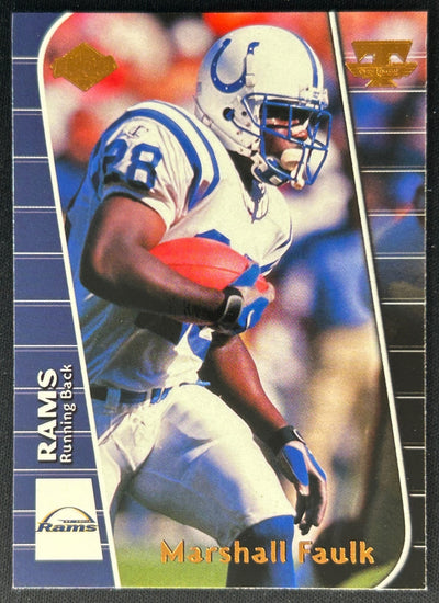Marshall Faulk 1999 Triumph Rams Sports Trading Cards