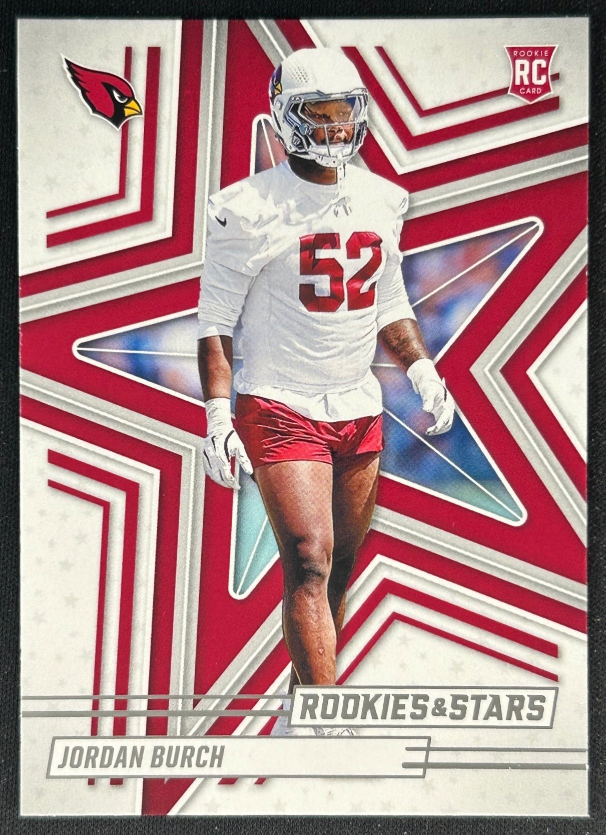 Jordan Burch 2025 Panini Rookies & Stars Cardinals Sports Trading Cards