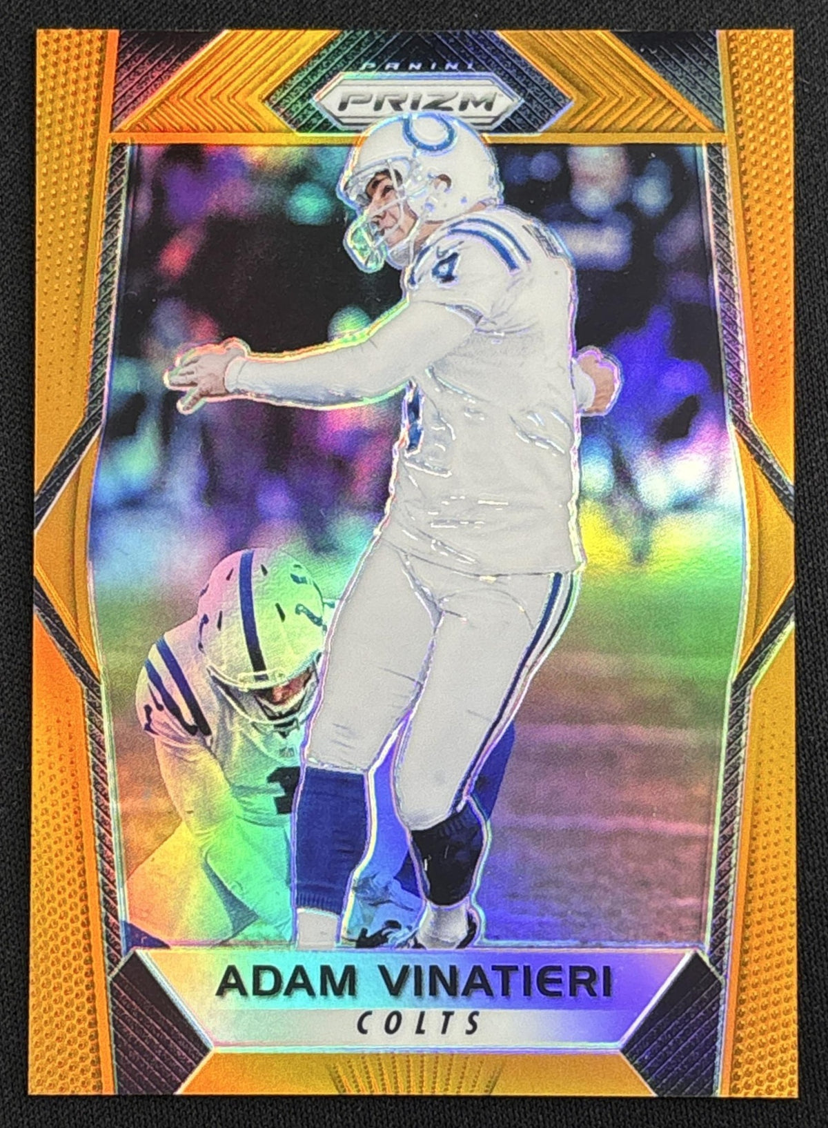 Adam Vinatieri 2017 Panini Prizm Orange /275 Colts