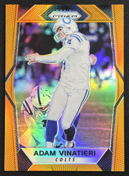 Adam Vinatieri 2017 Panini Prizm Orange /275 Colts