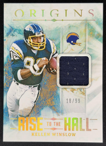 Kellen Winslow 2024 Panini Origins Rise to the Hall /99 Chargers