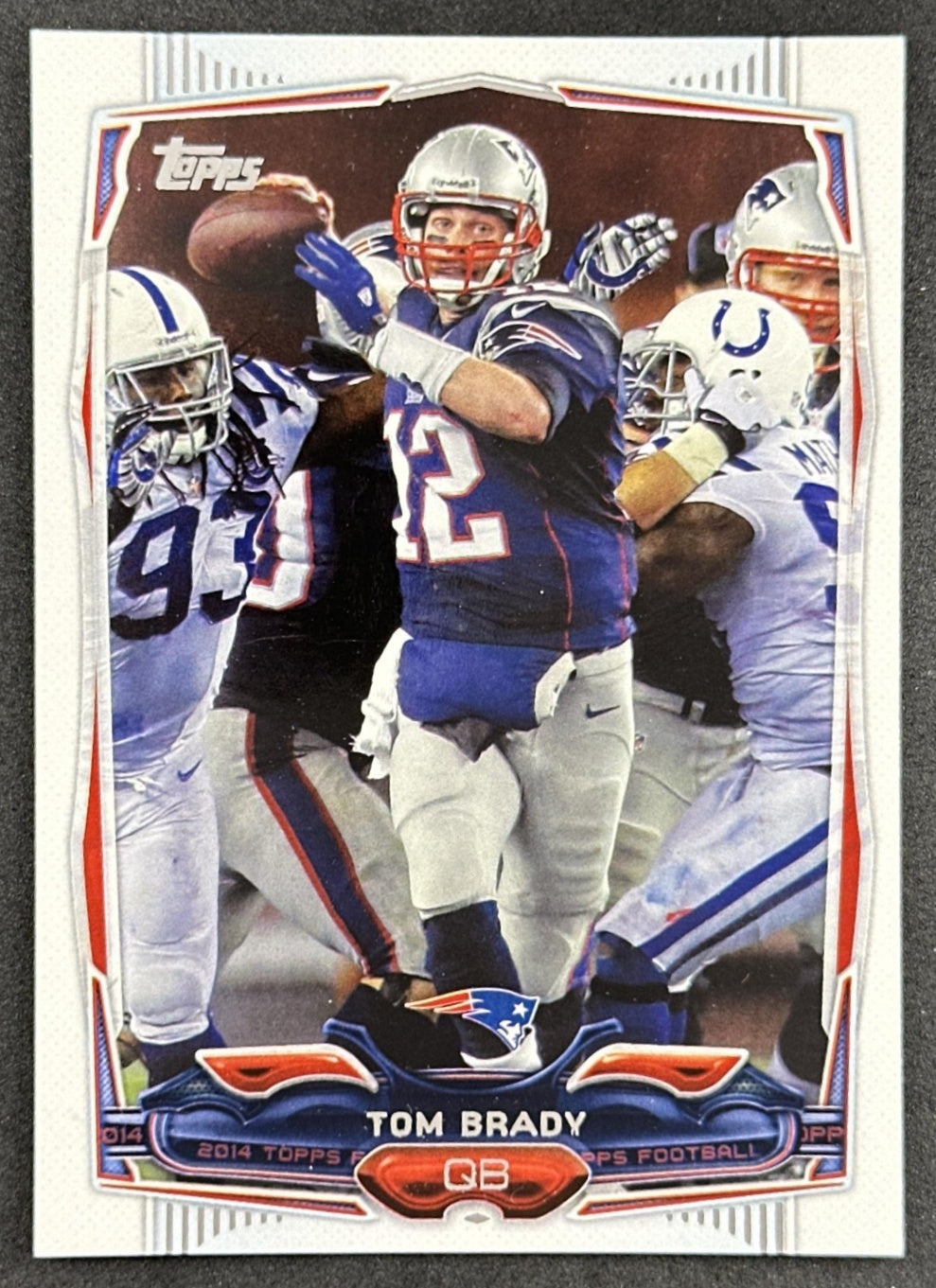 Tom Brady 2014 Topps Patriots front
