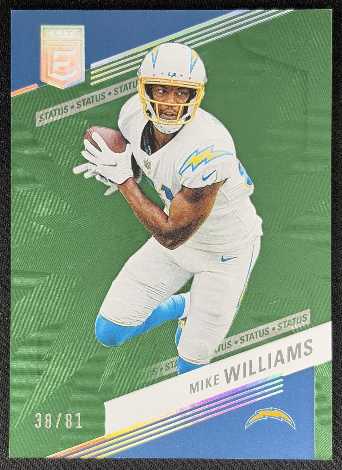 Mike Williams 2023 Panini Donruss Elite Status /81 Chargers front