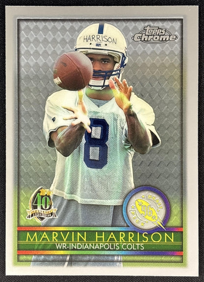 Marvin Harrison 1996 Topps Chrome Colts front
