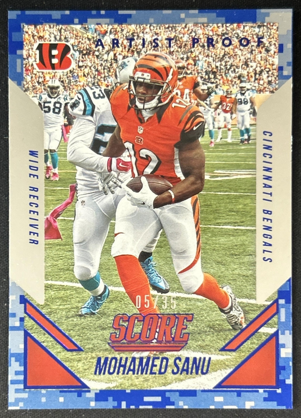 Mohamed Sanu 2015 Panini Score Artist's Proof /35 Bengals front