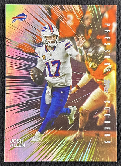 Josh Allen 2026 Topps Flagship Pressure Cookers Bills