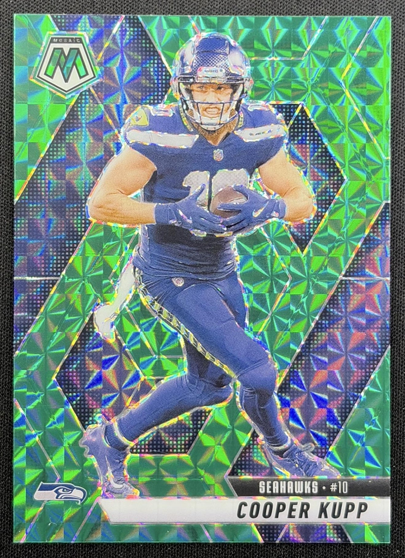 Cooper Kupp 2025 Panini Mosaic Green Prizm Seahawks