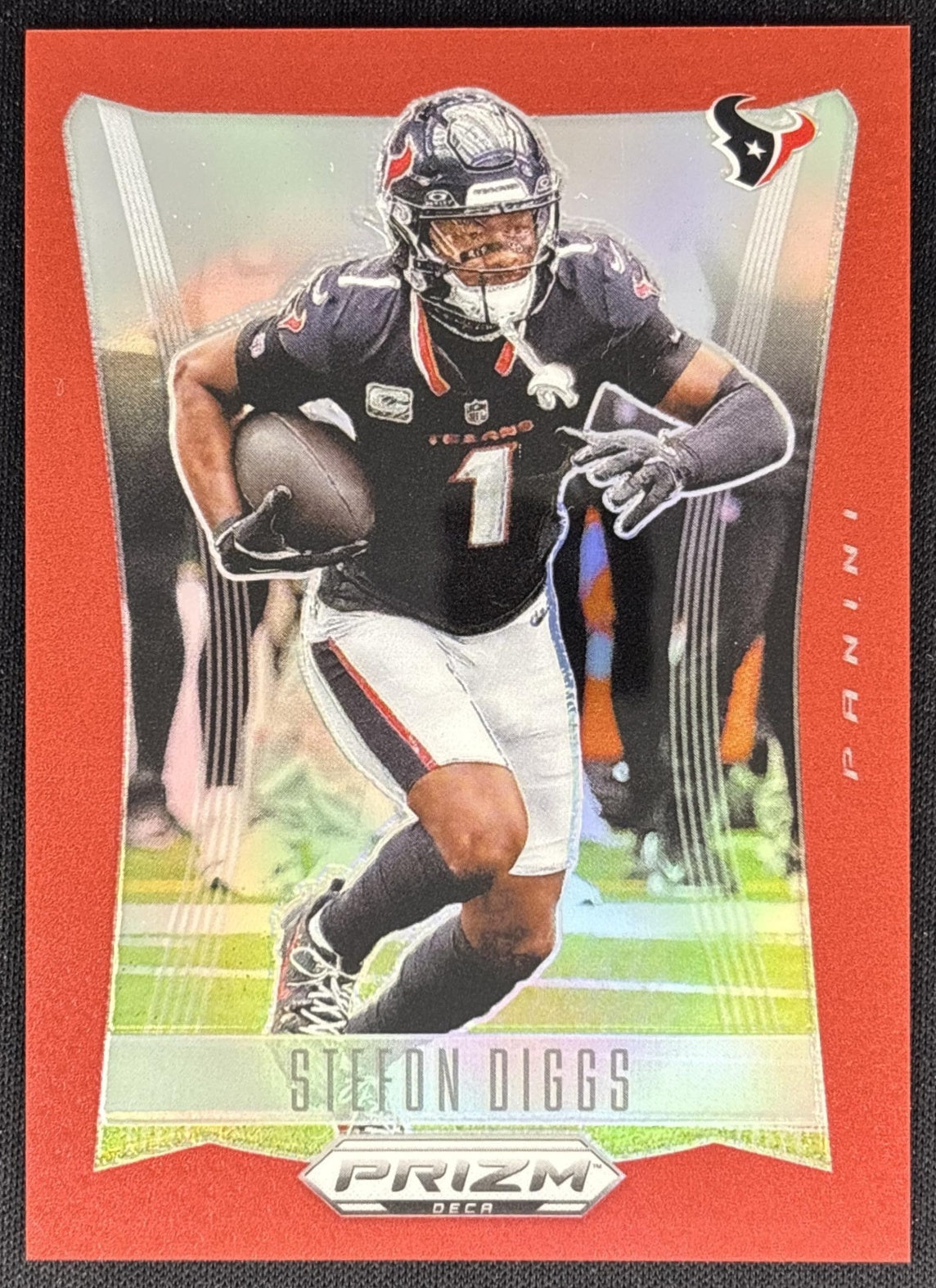 Stefon Diggs 2024 Panini Prizm Deca Red /199 Texans