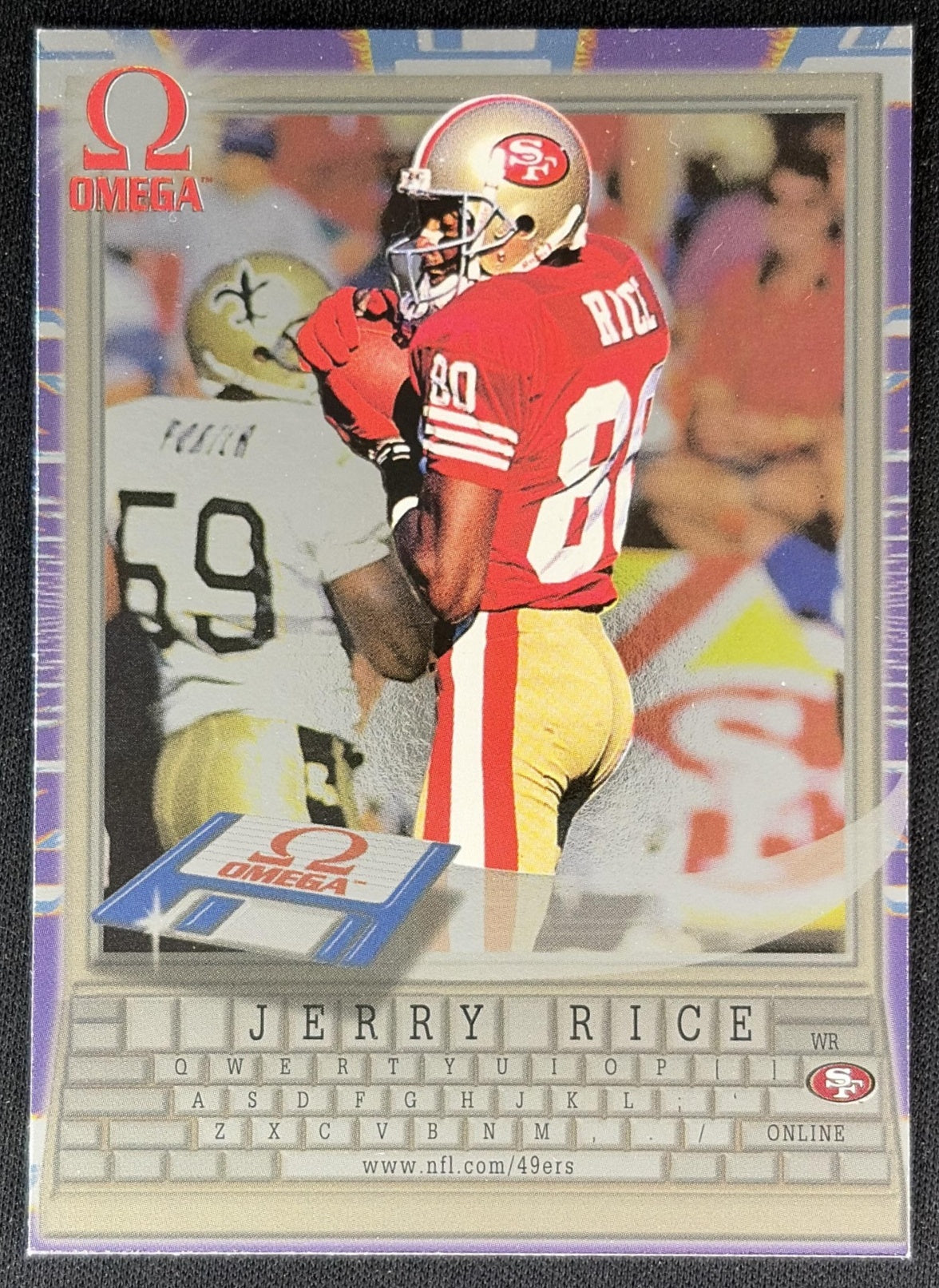 Jerry Rice 1998 Pacific Omega Online 49ers Sports Trading Cards