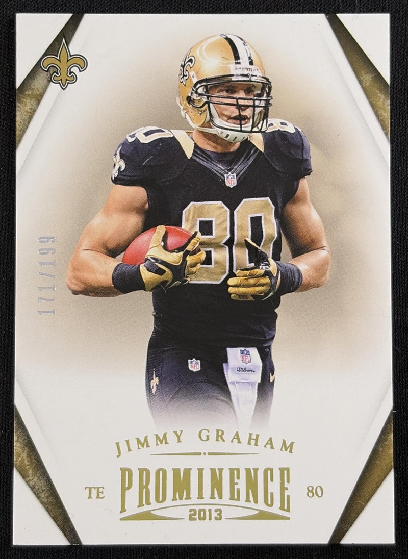 Jimmy Graham 2013 Panini Prominence Gold /199 Saints