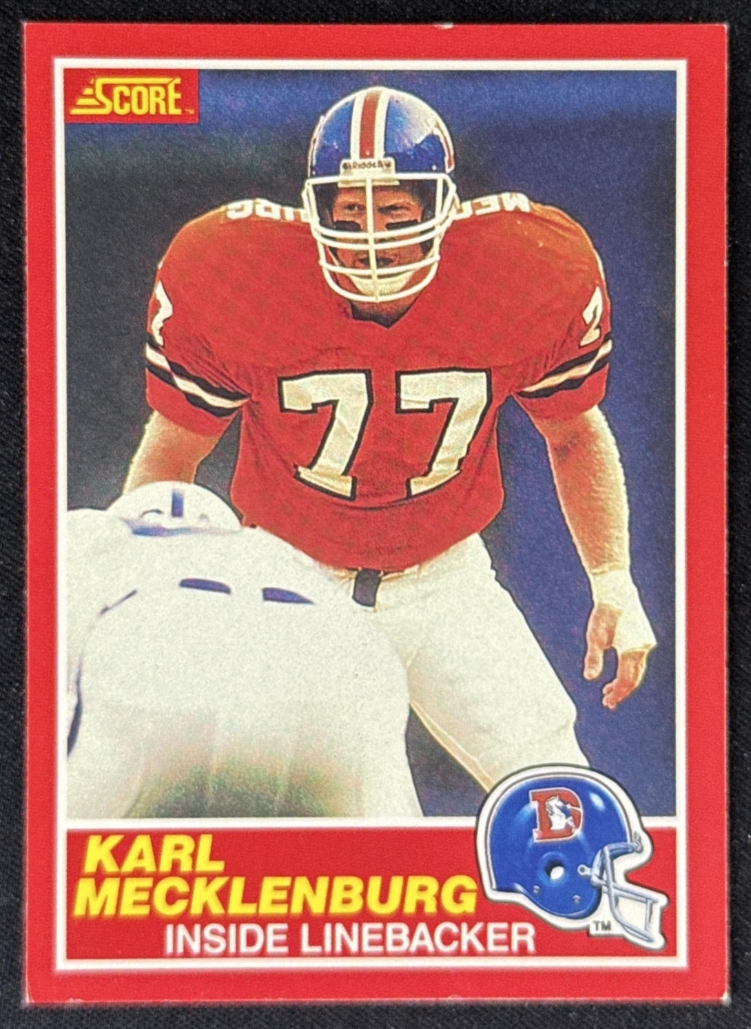 Karl Mecklenburg 1989 Score Broncos Sports Trading Card