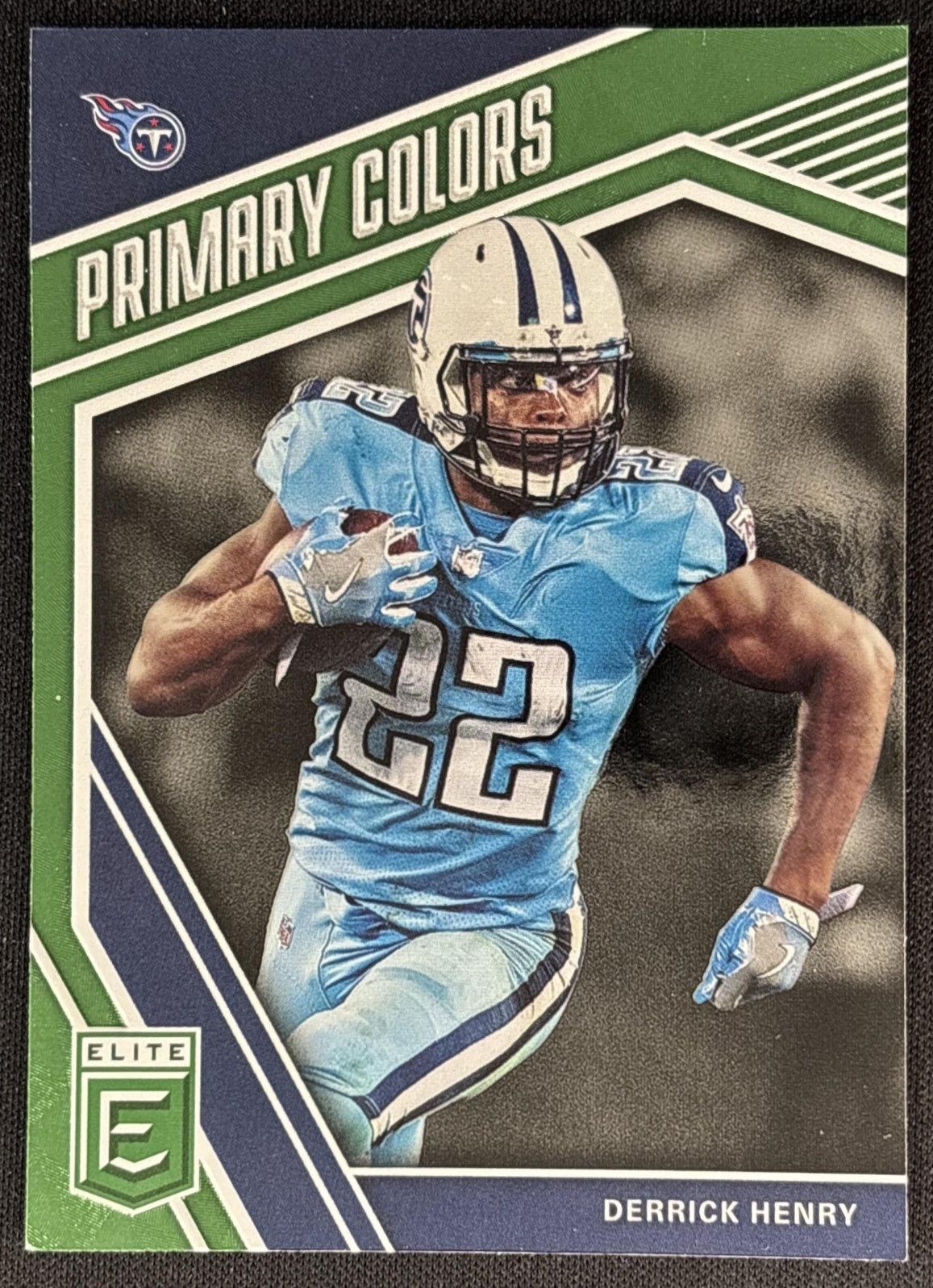 Derrick Henry 2019 Panini Donruss Elite Primary Colors Green Titans