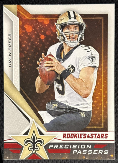Drew Brees 2019 Panini Rookies & Stars Precision Passers Saints