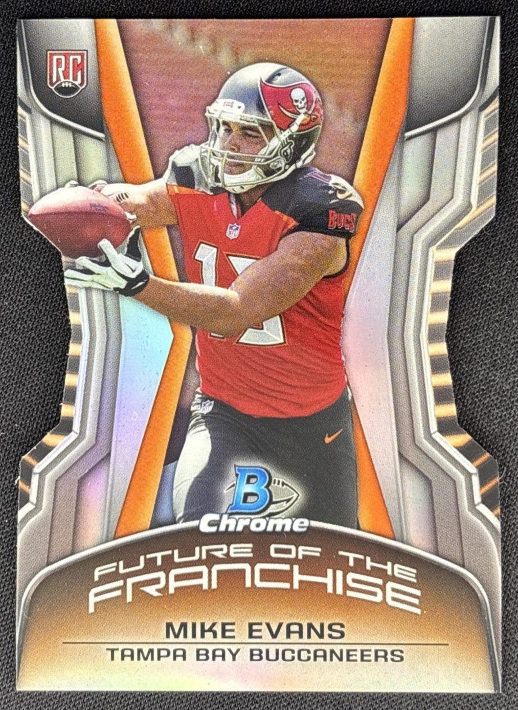 Mike Evans 2014 Bowman Chrome Future of the Franchise Die Cuts Mini Buccaneers