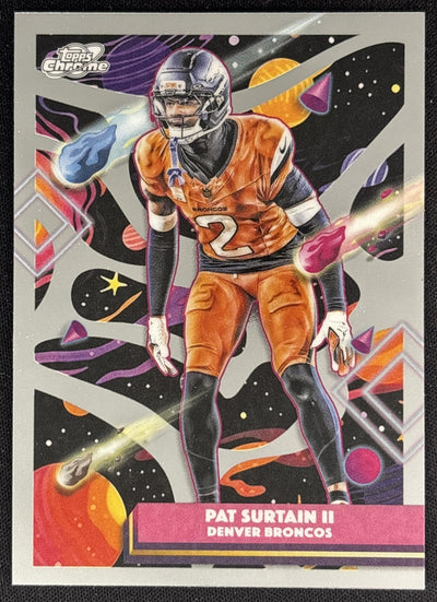 Pat Surtain II 2025 Topps Cosmic Chrome Broncos Sports Trading Cards