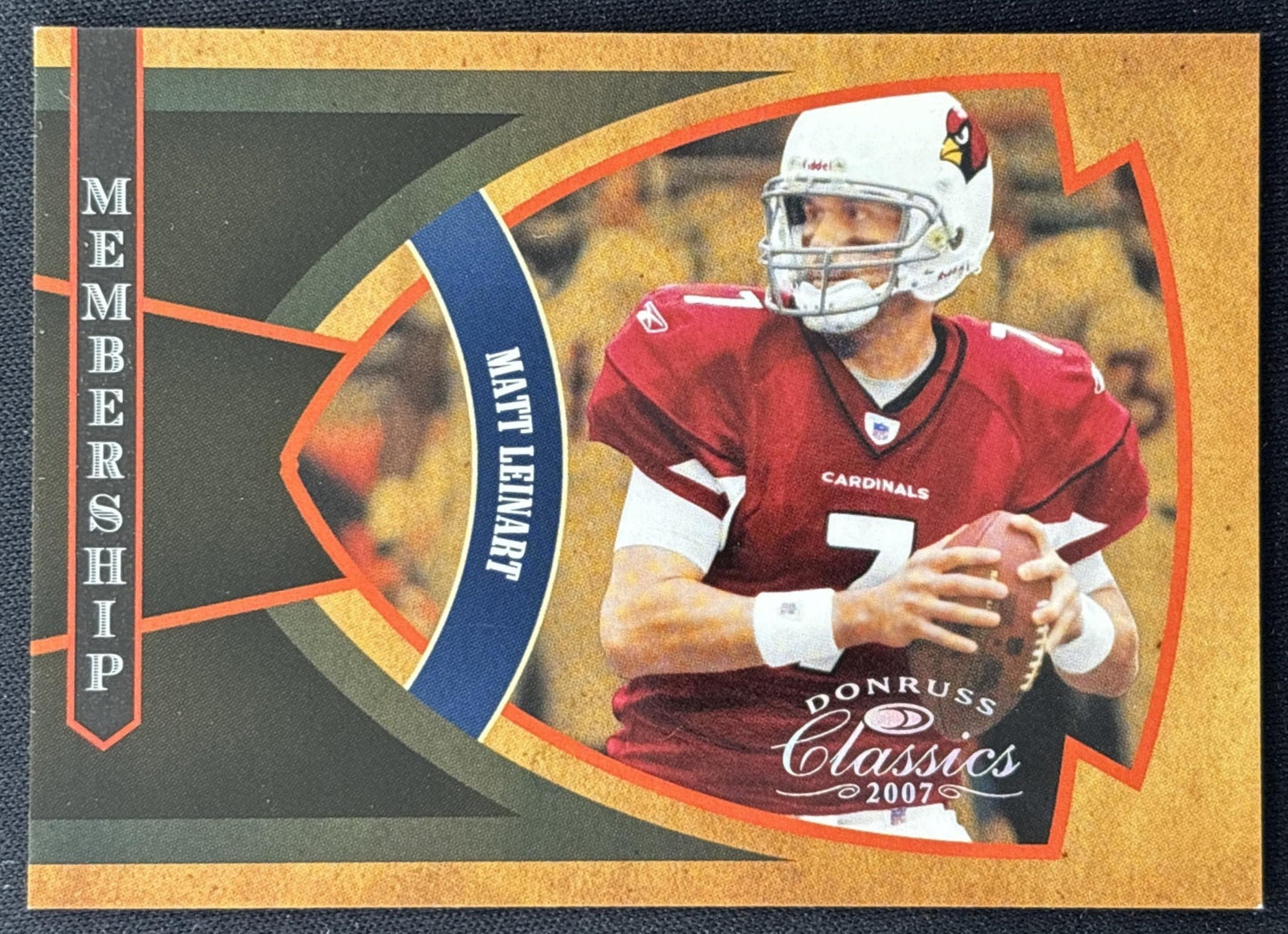 Matt Leinart 2007 Donruss Classics Membership VIP Jerseys /250 Cardinals front