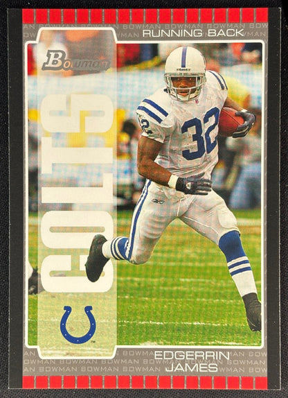 Edgerrin James 2005 Bowman Colts Sports Trading Cards