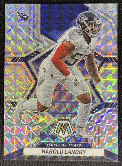 Harold Landry 2022 Panini Mosaic Titans Default Title Sports Trading Card
