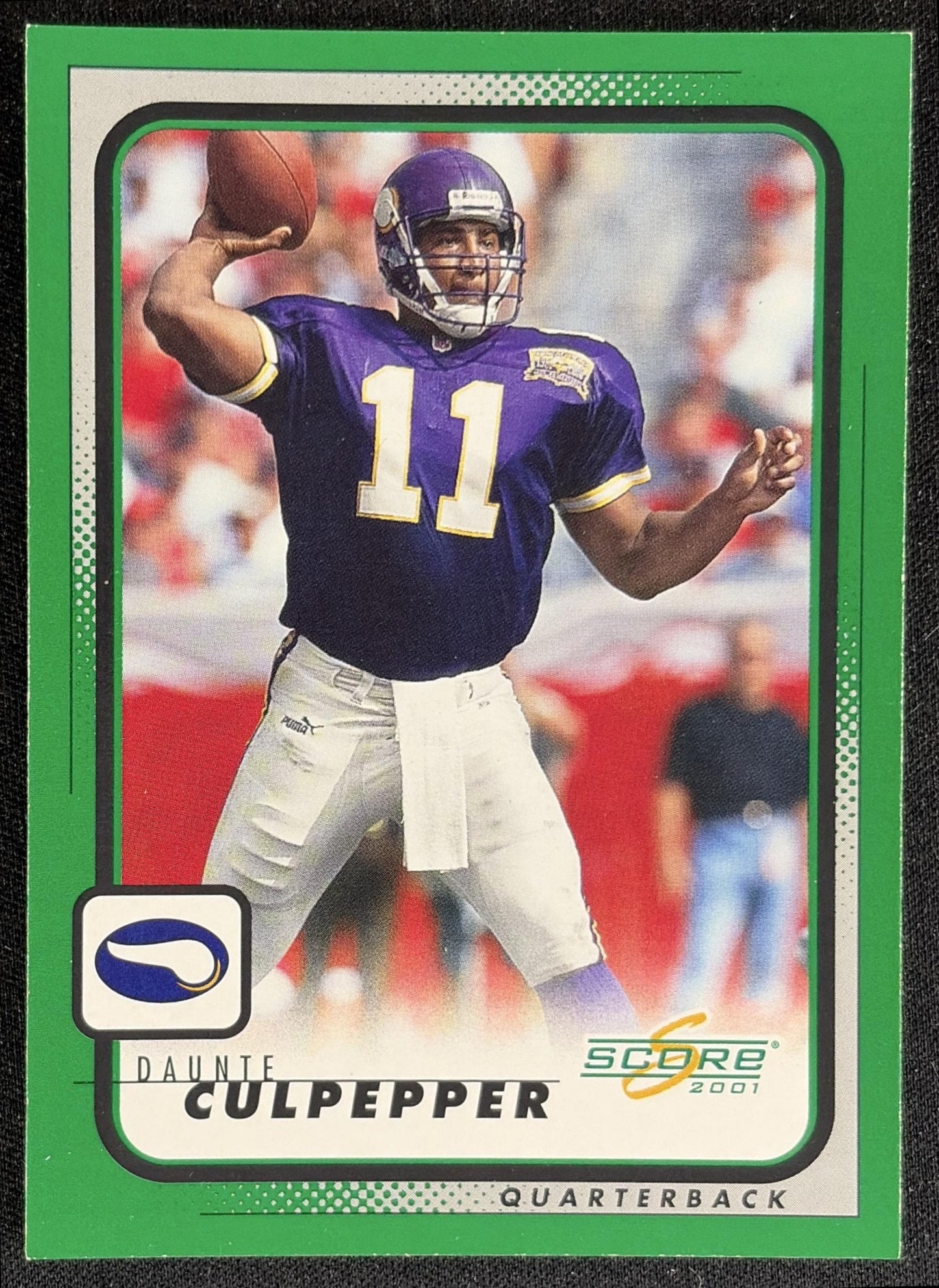 Daunte Culpepper 2001 Score Vikings