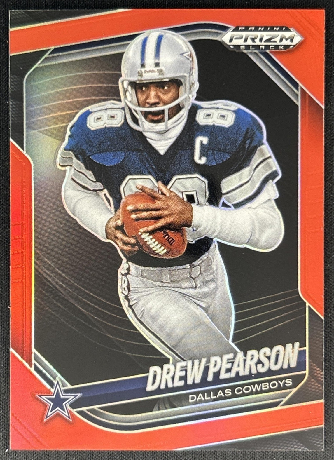Drew Pearson 2025 Panini Prizm Black Red /299 Cowboys