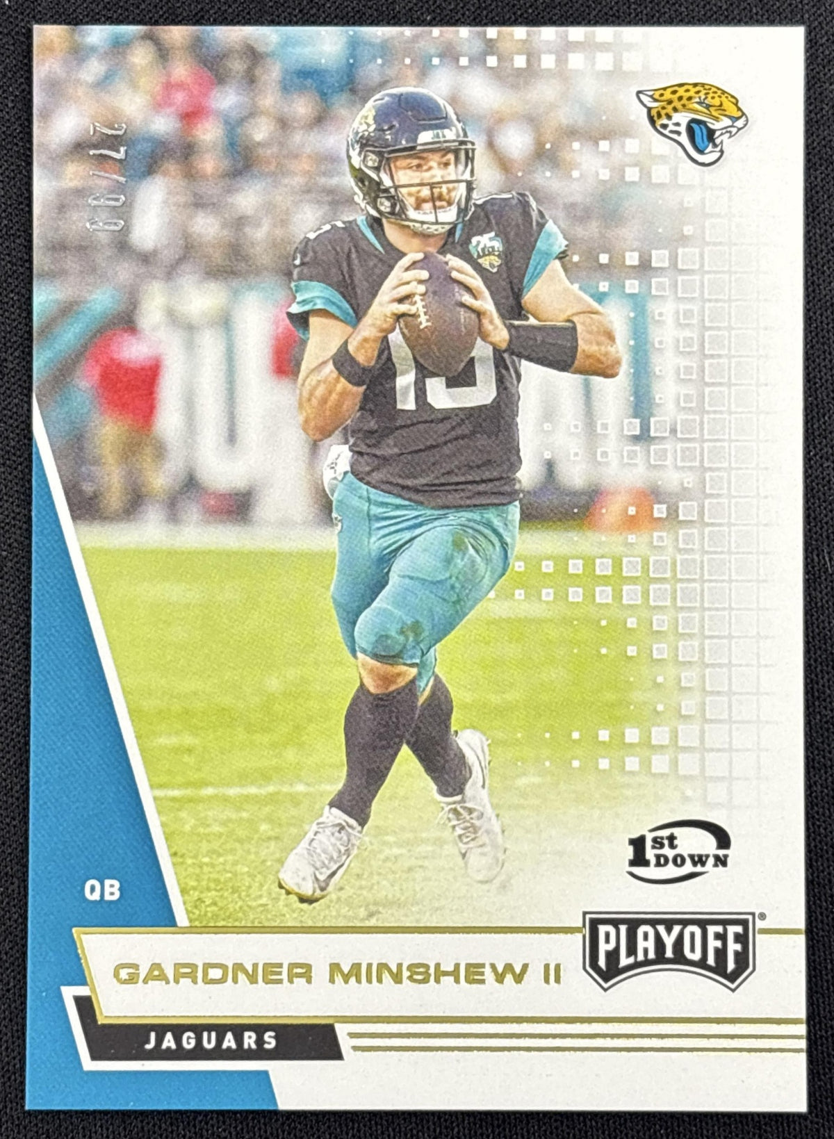 Gardner Minshew II 2020 Panini Playoff 1st Prospect Down /99 Jaguars