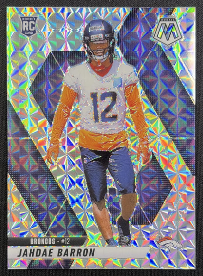Jahdae Barron 2025 Panini Mosaic Rookies Mosaic Prizm Broncos