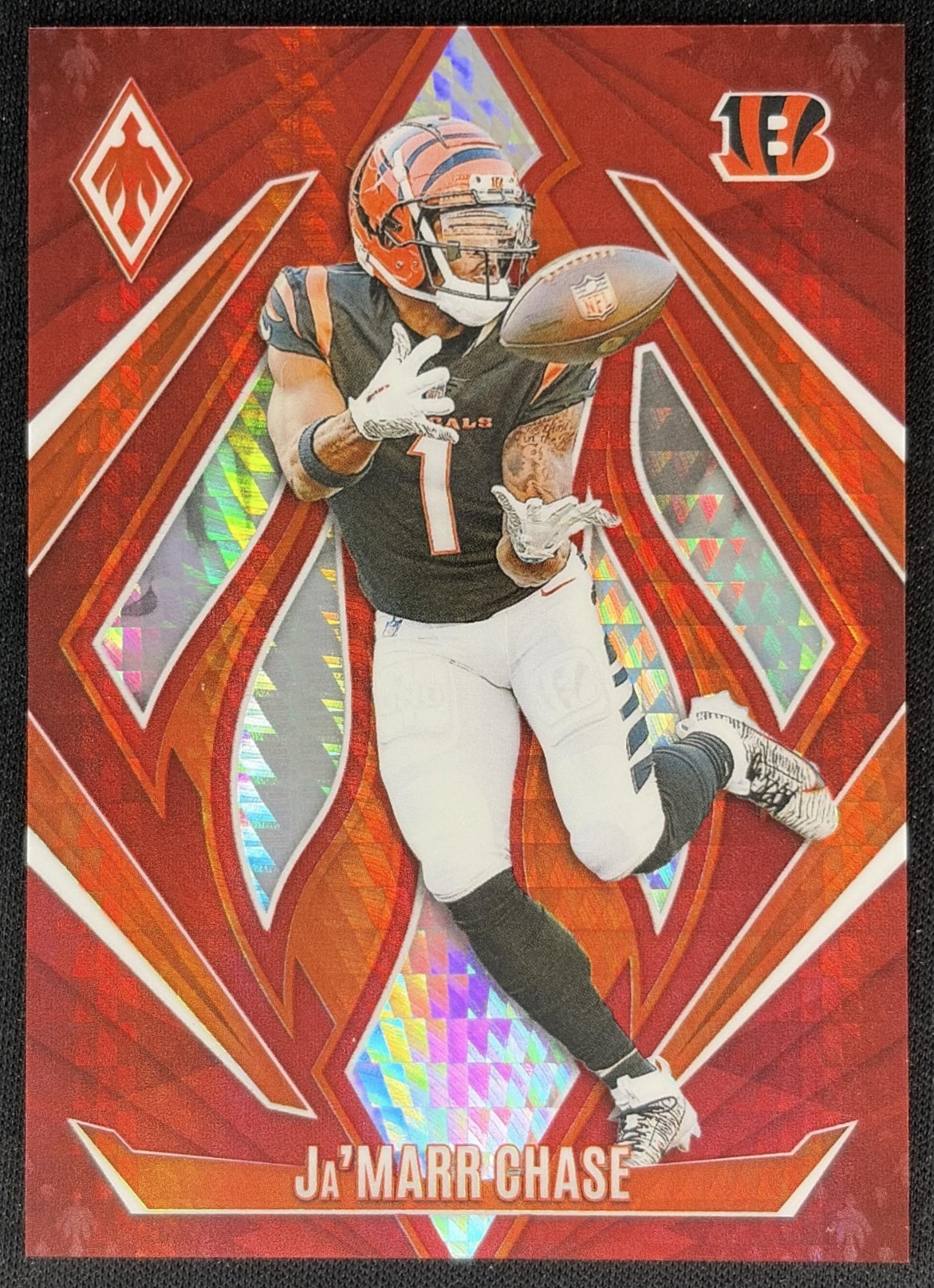 Ja'Marr Chase 2024 Panini Phoenix Red Hyper /140 Bengals