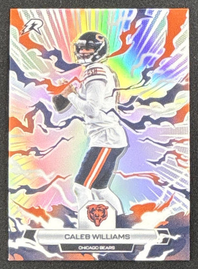 Caleb Williams 2025 Topps Resurgence Refractor Bears Sports Trading Card