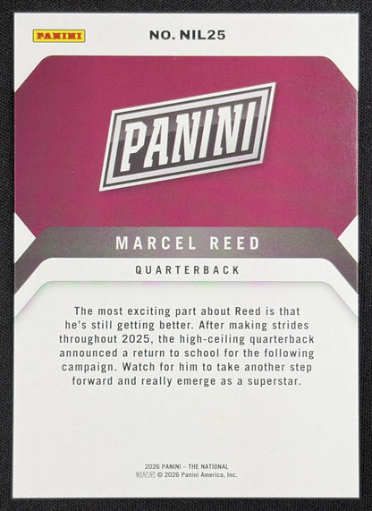 Marcel Reed 2026 Panini NSCC Silver Pack