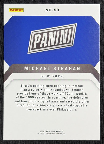 Michael Strahan 2026 Panini NSCC Silver Pack Foil