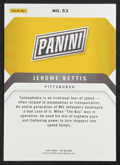 Jerome Bettis 2026 Panini NSCC Silver Pack Foil