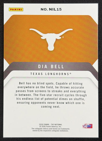 Dia Bell 2026 Panini NSCC Silver Pack Foil
