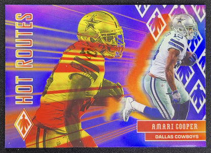 Amari Cooper 2020 Panini Phoenix Hot Routes Purple /149 Cowboys