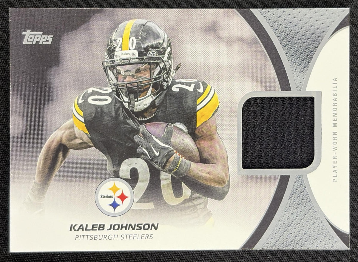 Kaleb Johnson 2026 Topps NFL Material Steelers