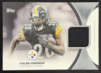 Kaleb Johnson 2026 Topps NFL Material Steelers