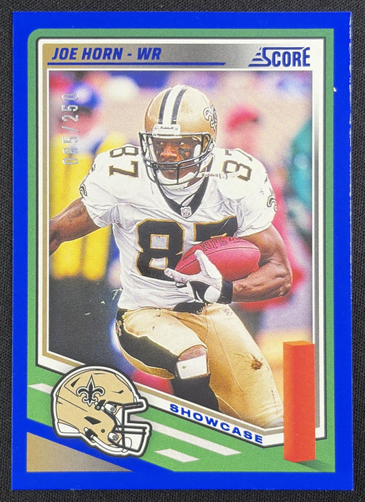 Joe Horn 2025 Panini Score Showcase /250 Saints Sports Trading Card